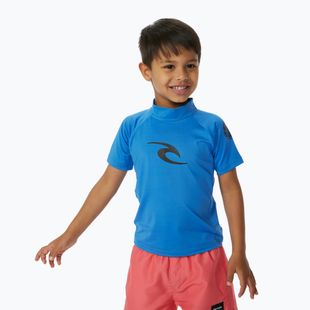 Rip Curl Brand Wave UPF blue gum children's swim shirt