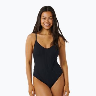 Women's one-piece swimsuit Rip Curl Premium Cheeky black