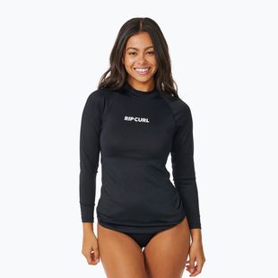 Women's Rip Curl Classic Surf UPF Swim Longsleeve Rashguard black