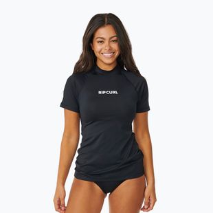 Women's Rip Curl Classic Surf UPF Rashguard Swim Shirt black
