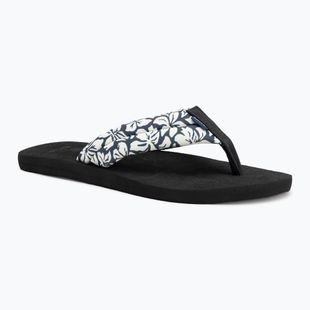 Women's Rip Curl Freedom Plush Bloom flip flops black