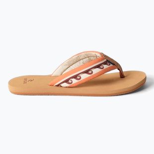 Women's Rip Curl Freedom Plush Bloom flip flops tan