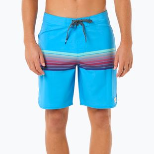 Men's Rip Curl Mirage Surf Revival blue paint swim shorts