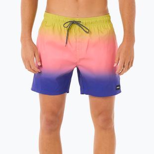 Men's Rip Curl Laze Fade Volley swim shorts wild berry