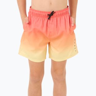 Rip Curl Fade Volley children's swim shorts watermelon