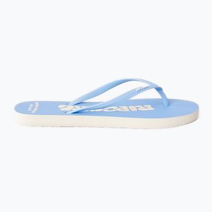 Women's Rip Curl Icons Of Surf Bloom mid blue flip flops