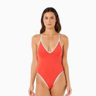 Women's one-piece swimsuit Rip Curl Classic Surf red