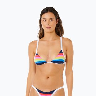 Swimsuit top Rip Curl Surf Stripe Fixed Tri dark navy