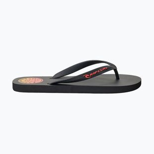 Men's flip-flops Rip Curl Icons of Surf Bloom Open Toe black/orange