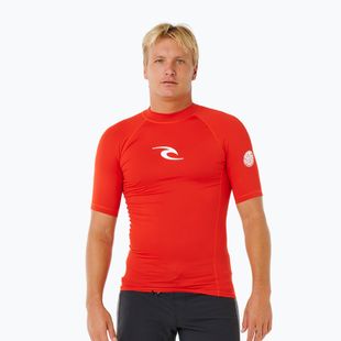 Men's swim top Rip Curl Waves Upf Perf lava red