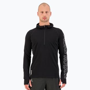 Men's thermal sweatshirt Mons Royale Temple Tech Hood black