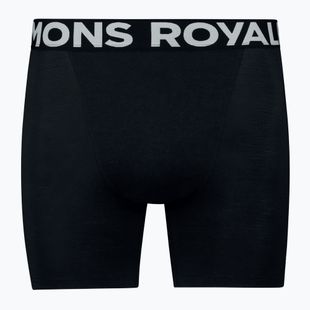 Men's thermal boxer shorts Mons Royale Hold 'em Merino black