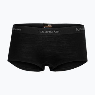 Women's thermal boxers Icebreaker Merino 200 Oasis Boy Shorts black