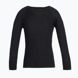 Children's thermal base layer icebreaker 200 Oasis Crewe black
