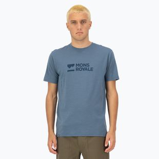 Men's Mons Royale Icon goblin blue t-shirt