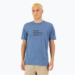 Men's thermal shirt Mons Royale Zephyr Tencel steel blue