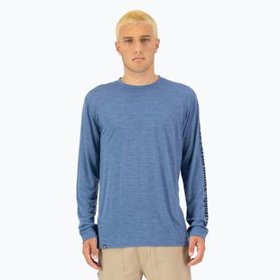 Men's thermal active sweatshirt Mons Royale Zephyr Tencel steel blue