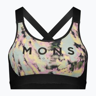 Mons Royale Stella Merino X-Back thermal bra black