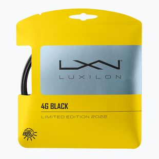Tennis string Luxilon 4G 125 Set 12.2 m black