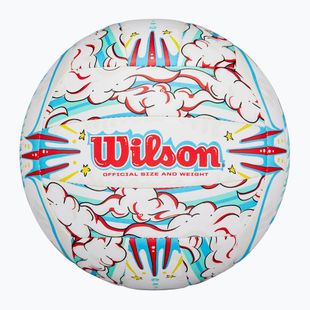 Wilson Graffiti Peace volleyball white/blue size 5