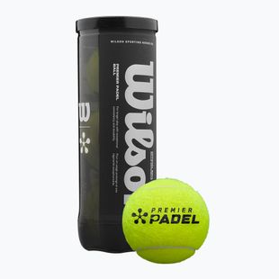 Padel balls Wilson Premier Padel 3 pcs. yellow