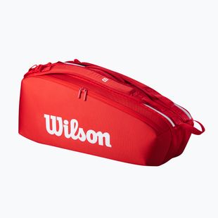 Tennis bag Wilson Super Tour Red 6PK red