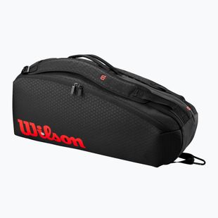 Tennis bag Wilson Clash V3 Super Tour 6PK black/ infrared