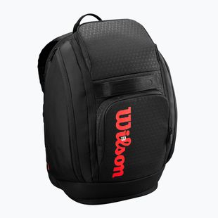 Tennis backpack Wilson Clash V3 Super Tour black/ infrared