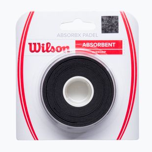 Padel racket wraps Wilson Absorbx Overgrip Padel 3 pcs. black