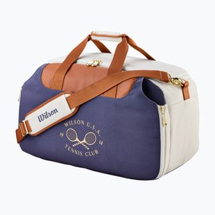 Tennis bag Wilson Heritage Small Duffel cream/clay/navy