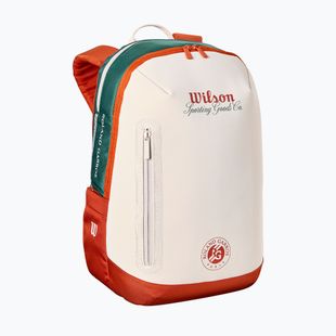 Tennis backpack Wilson Roland Garros 2026 cream/clay/green