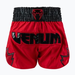 Men's training shorts Venum Inferno Muay Thai red/charcol grey/black