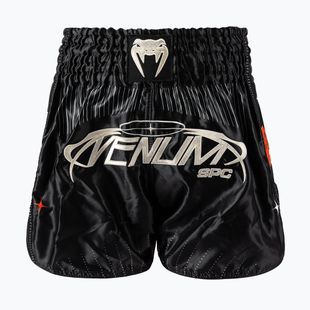 Men's training shorts Venum Eclipse Muay Thai black/ivory