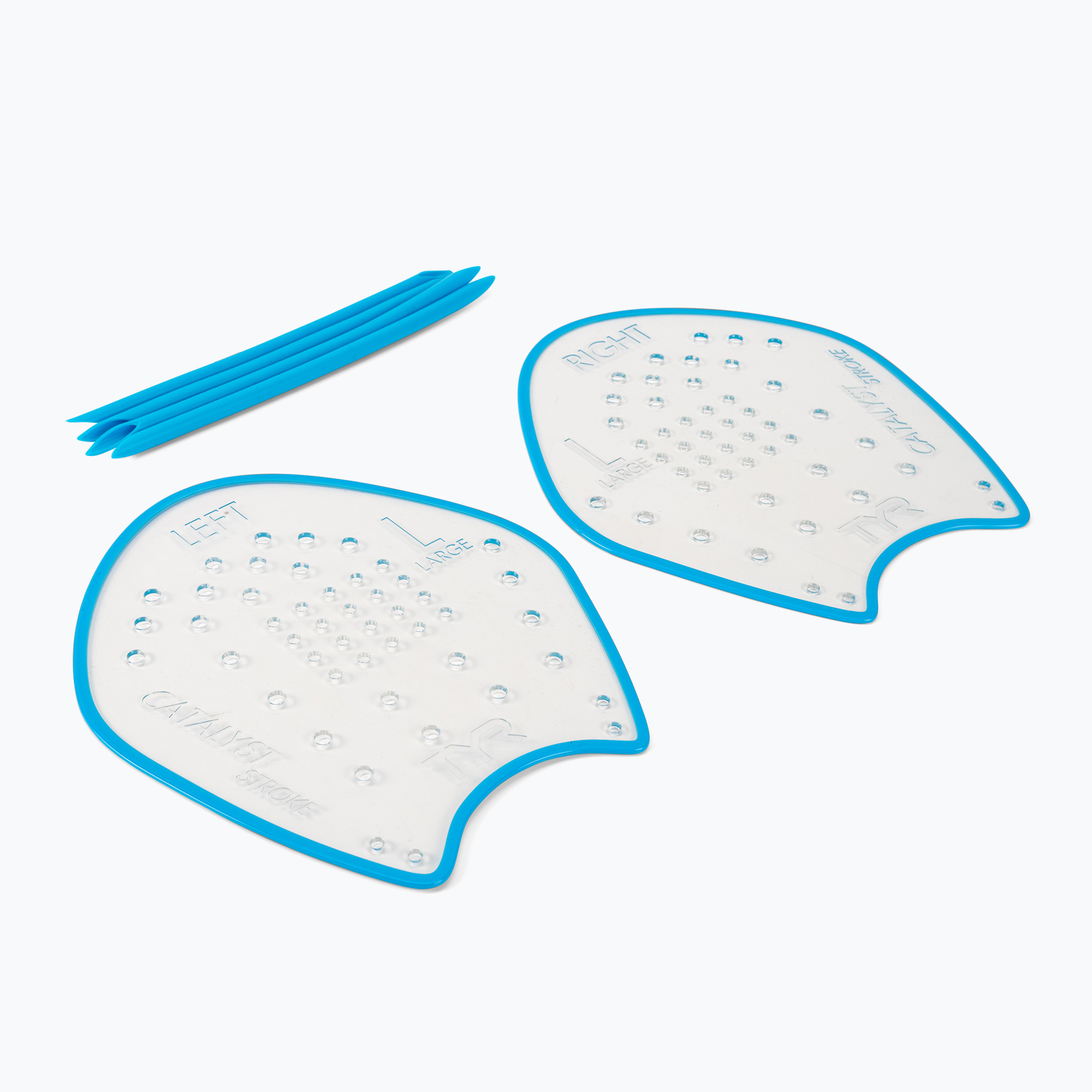 TYR Catalyst Stroke blue swimming paddles LCATSTK (L)