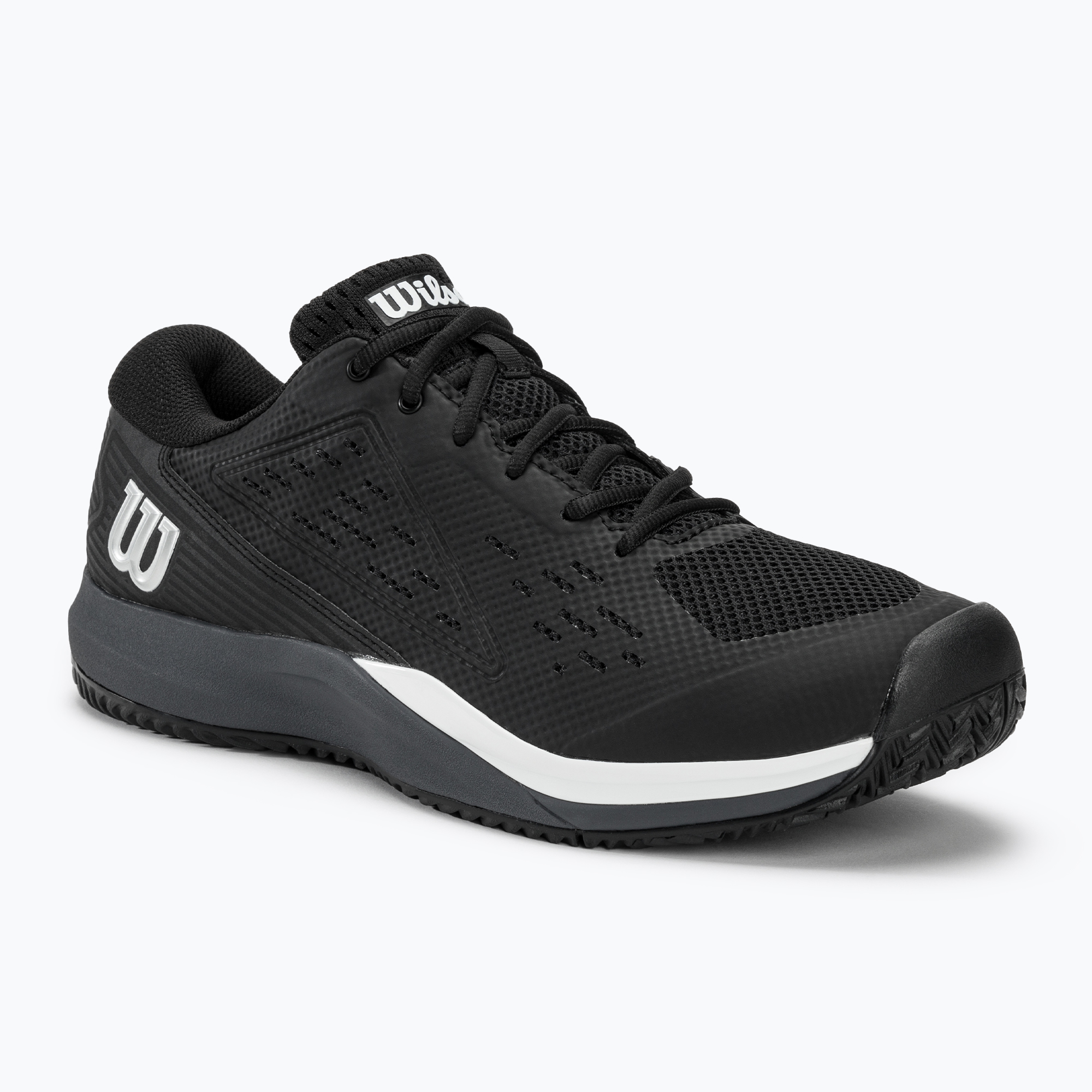 Men's tennis shoes Wilson Rush Pro Ace black/ombre blue/white (47 1/3 EU)
