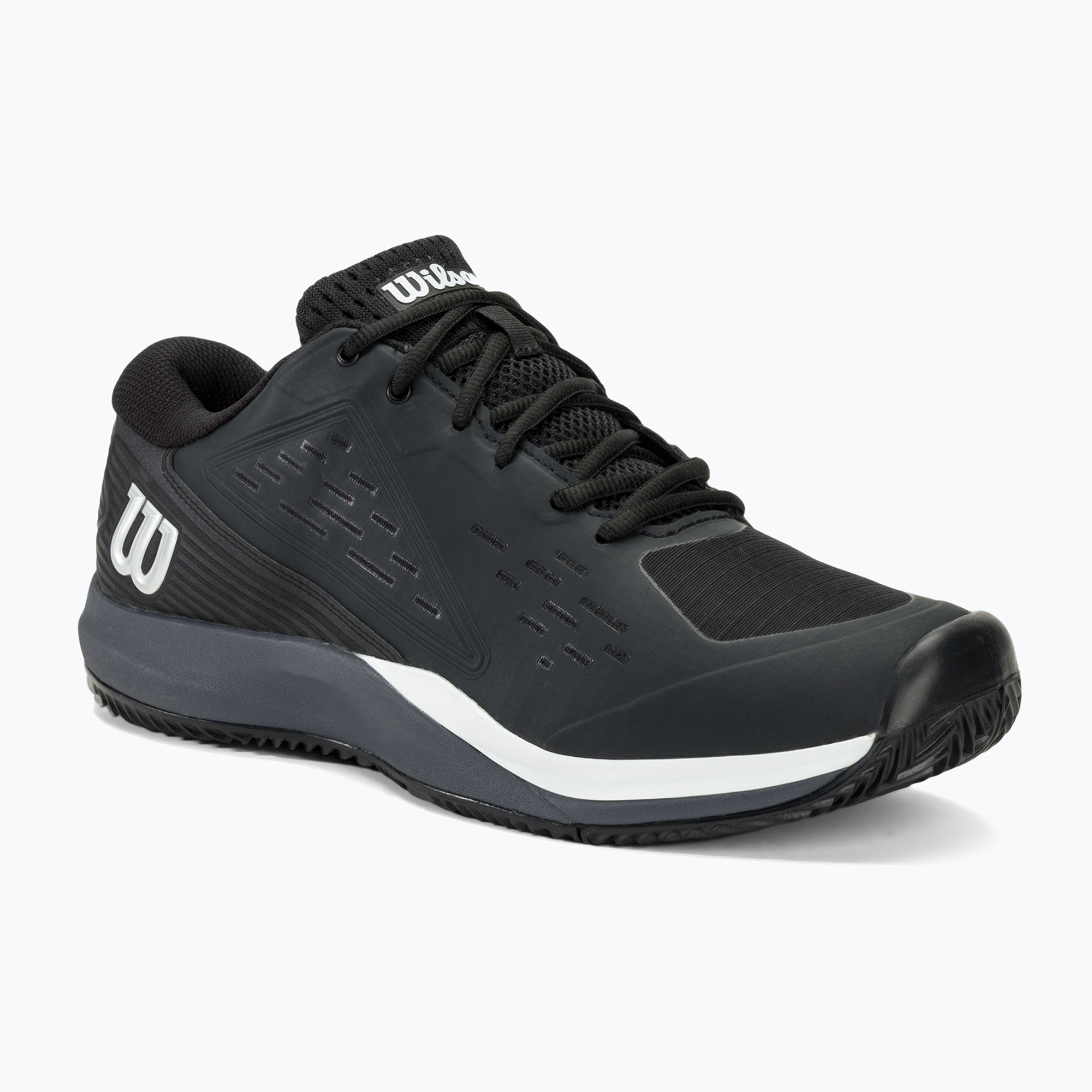 Men's tennis shoes Wilson Rush Pro Ace Clay black/ombre blue/white (42 EU)