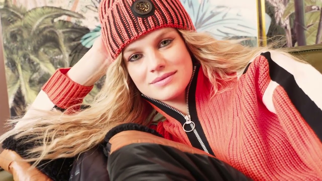Women's winter cap Sportalm Aris Ski m.P optical white
