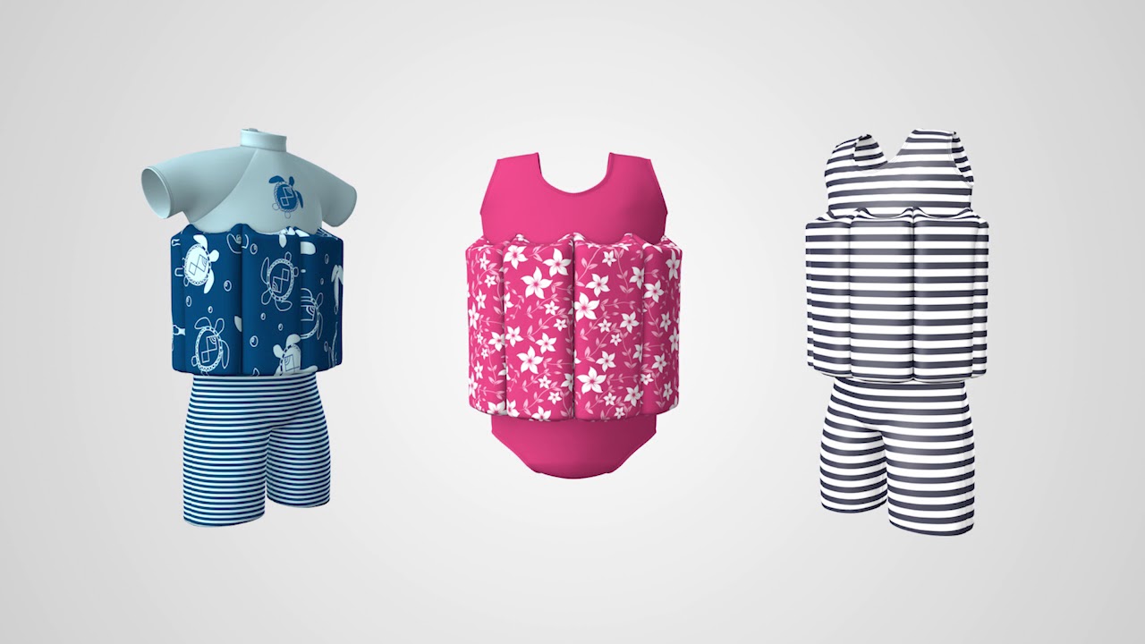 Children's swimsuit Splash About Short John Insects blue SJFSZBL1