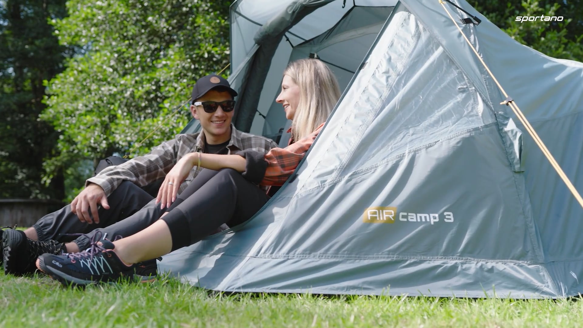 KADVA AIRcamp 3-person camping tent green