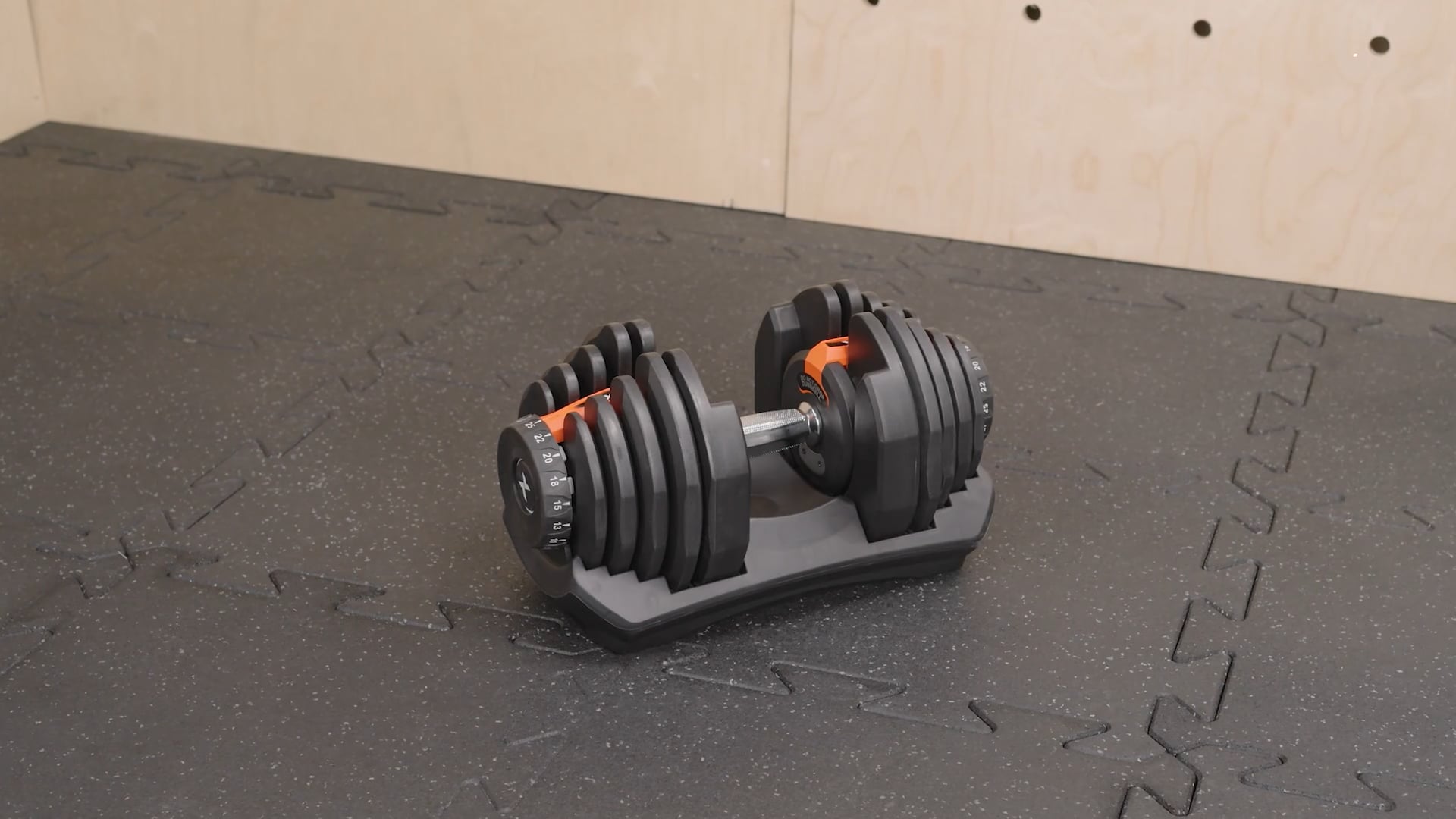 TREXO ADT-40-BF adjustable dumbbell 40 kg black