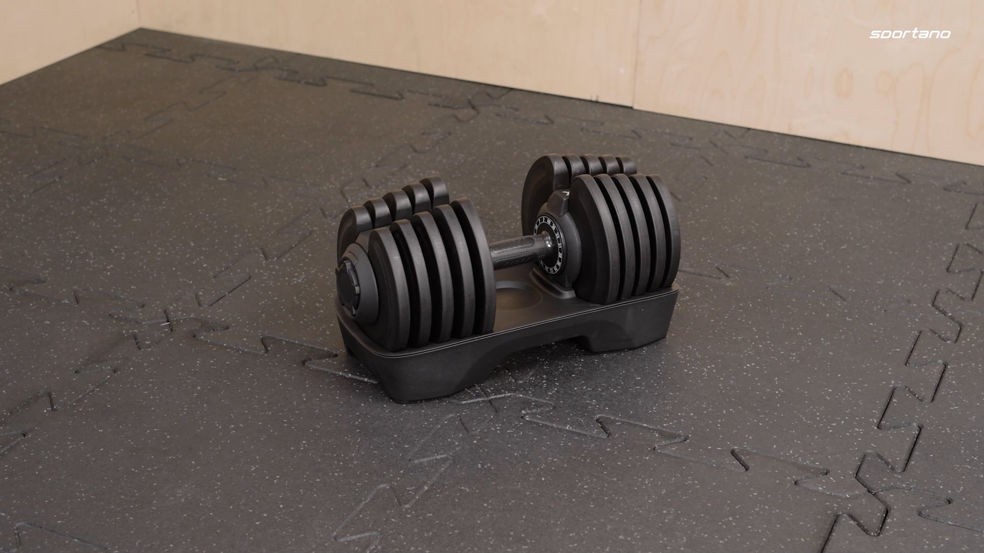 TREXO adjustable dumbbell TXO-B4W001 40 kg black