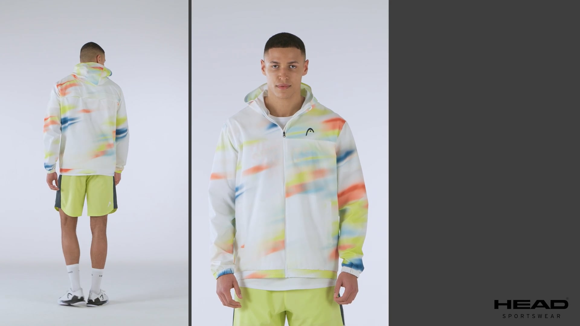 HEAD Blur printed men's tennis jacket