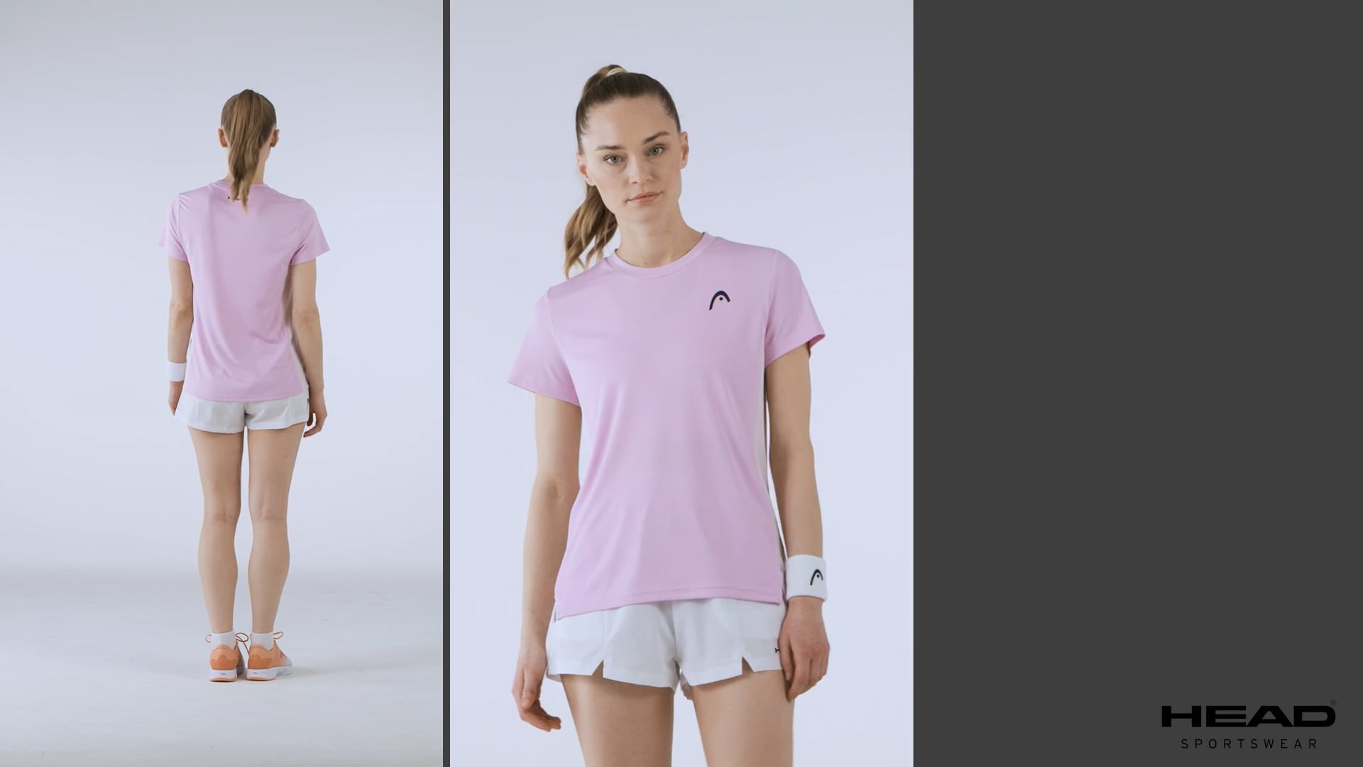 HEAD women's tennis shirt Tie-Break alight lilac