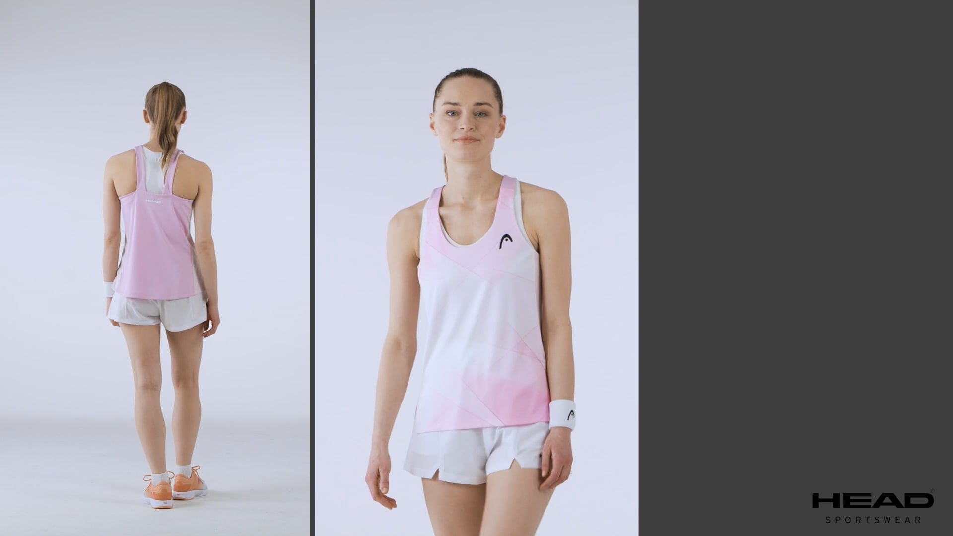 Women's tennis tank top HEAD Spirit Tank Top print vision w/alight lilac