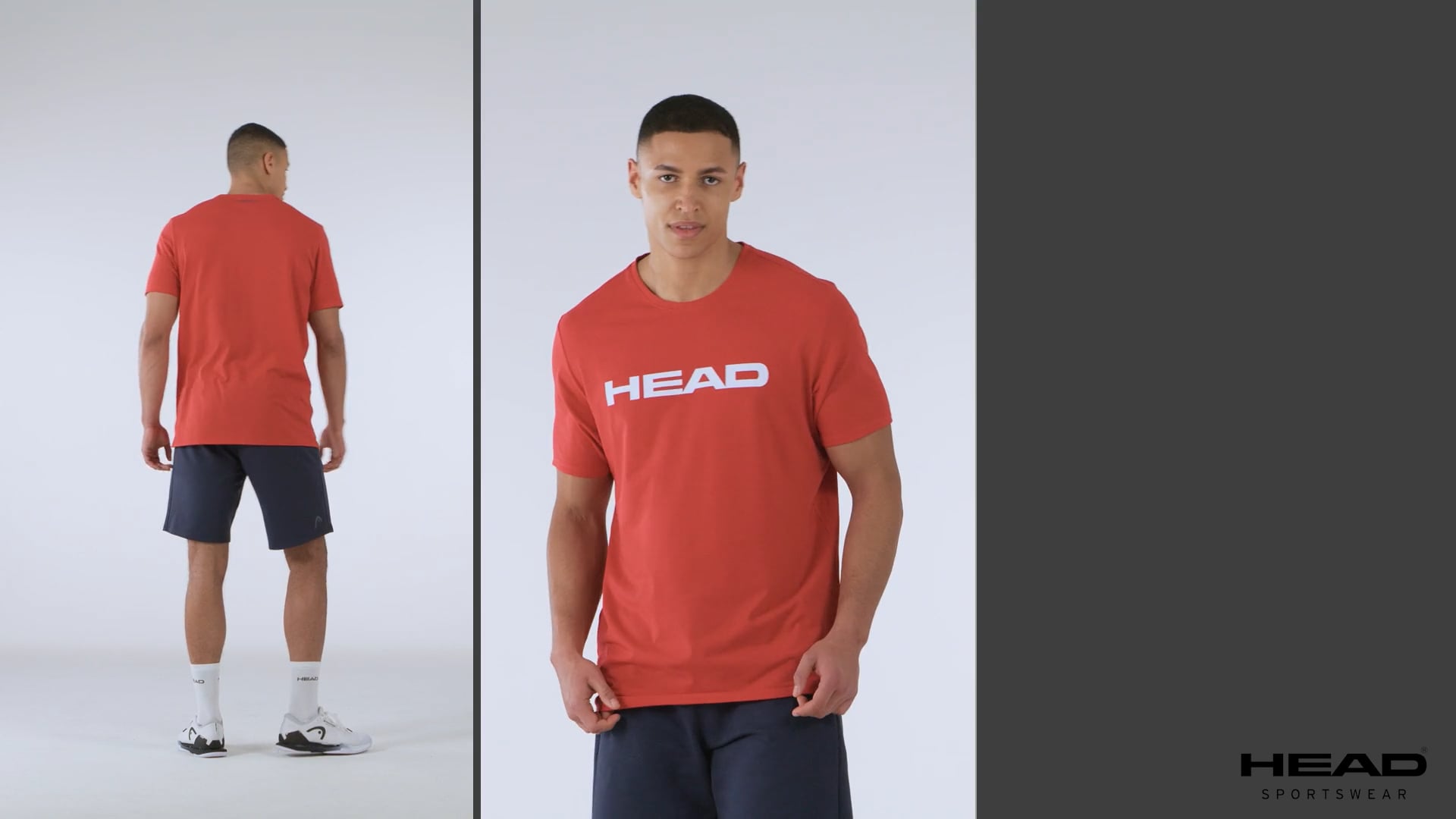 Men's tennis shirt HEAD Club Original red