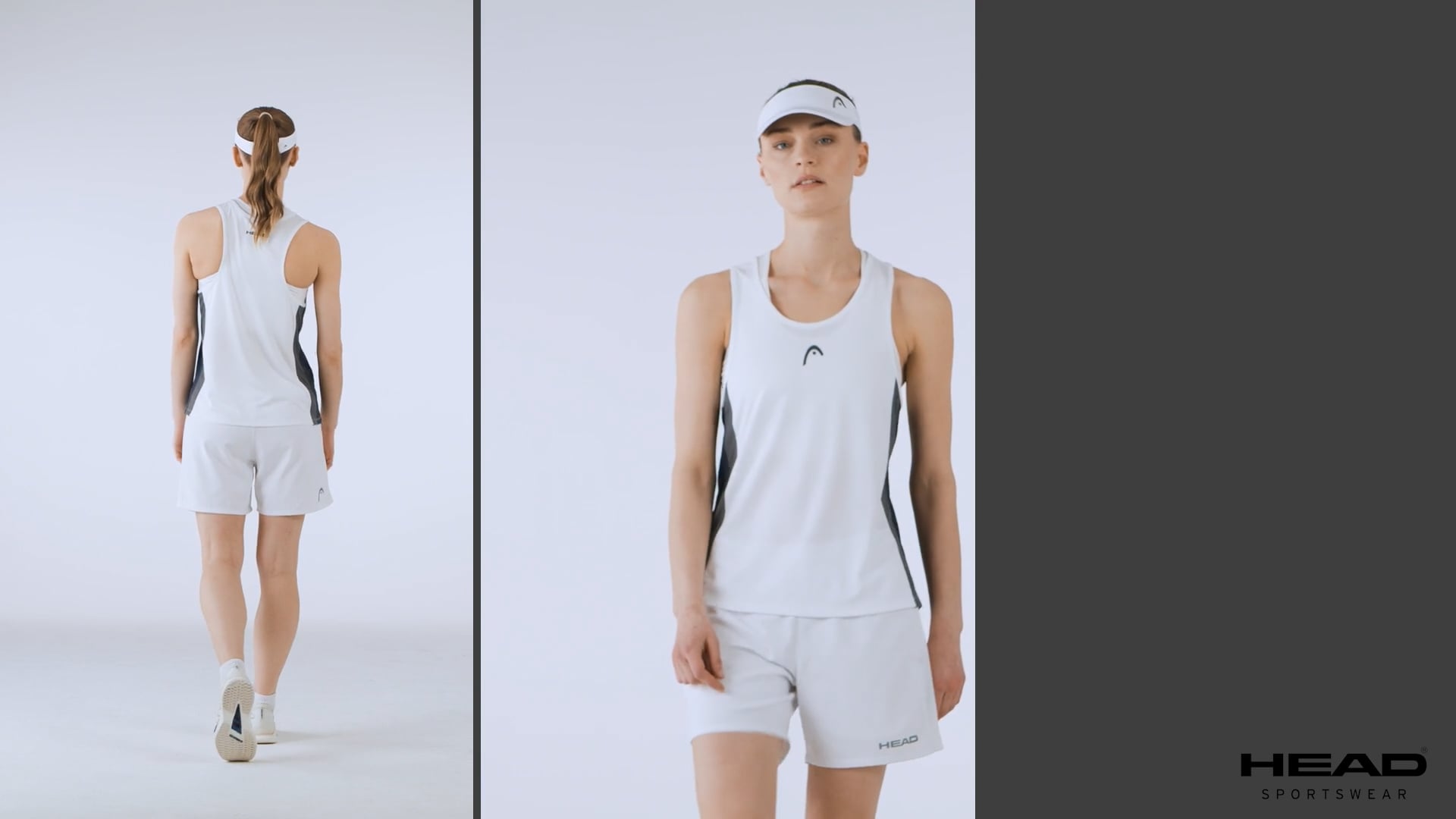 Women's tennis tank top HEAD Club 25 Tech Tank Top W white