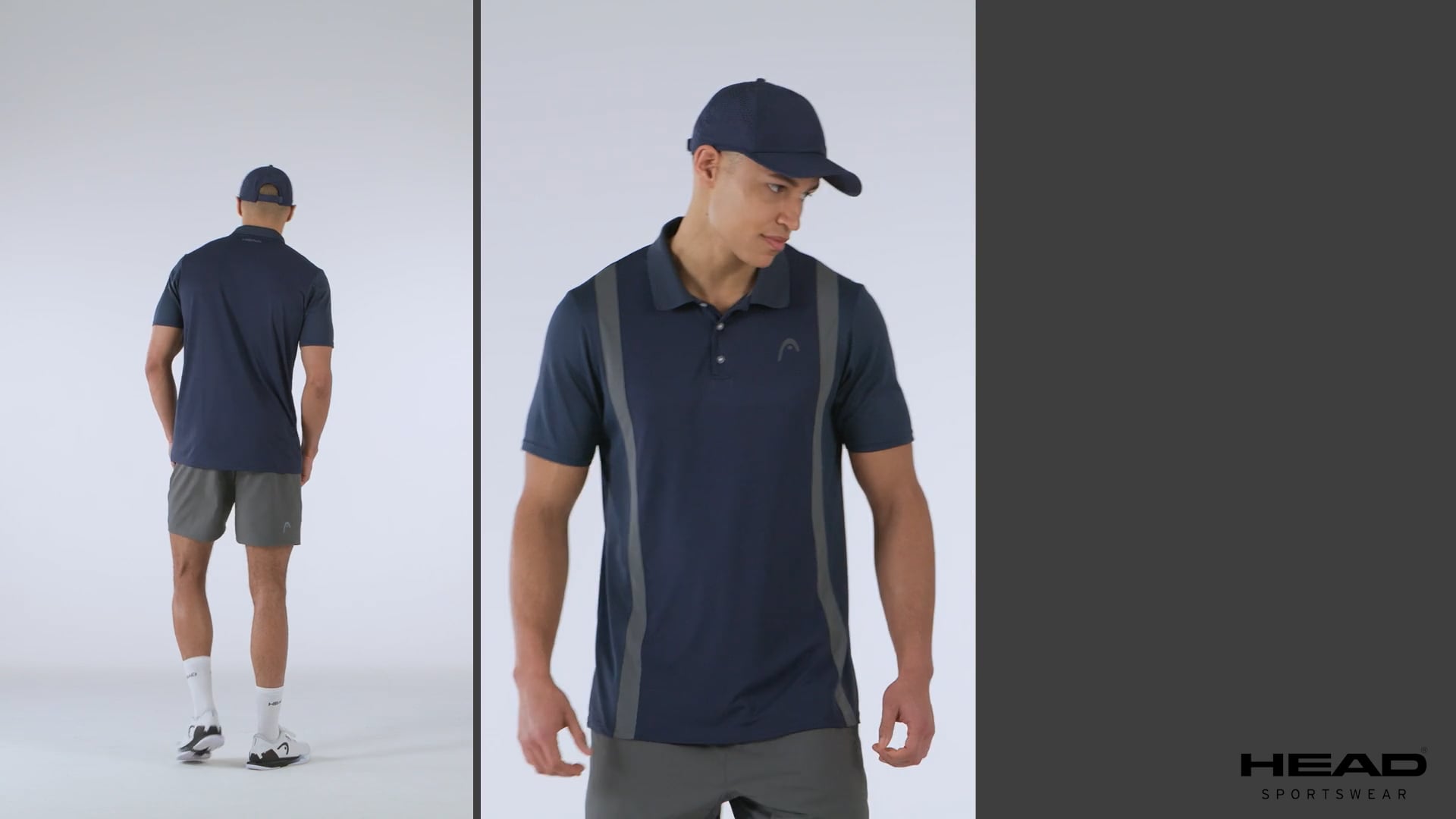Men's tennis polo shirt HEAD Club 25 Tech Polo navy