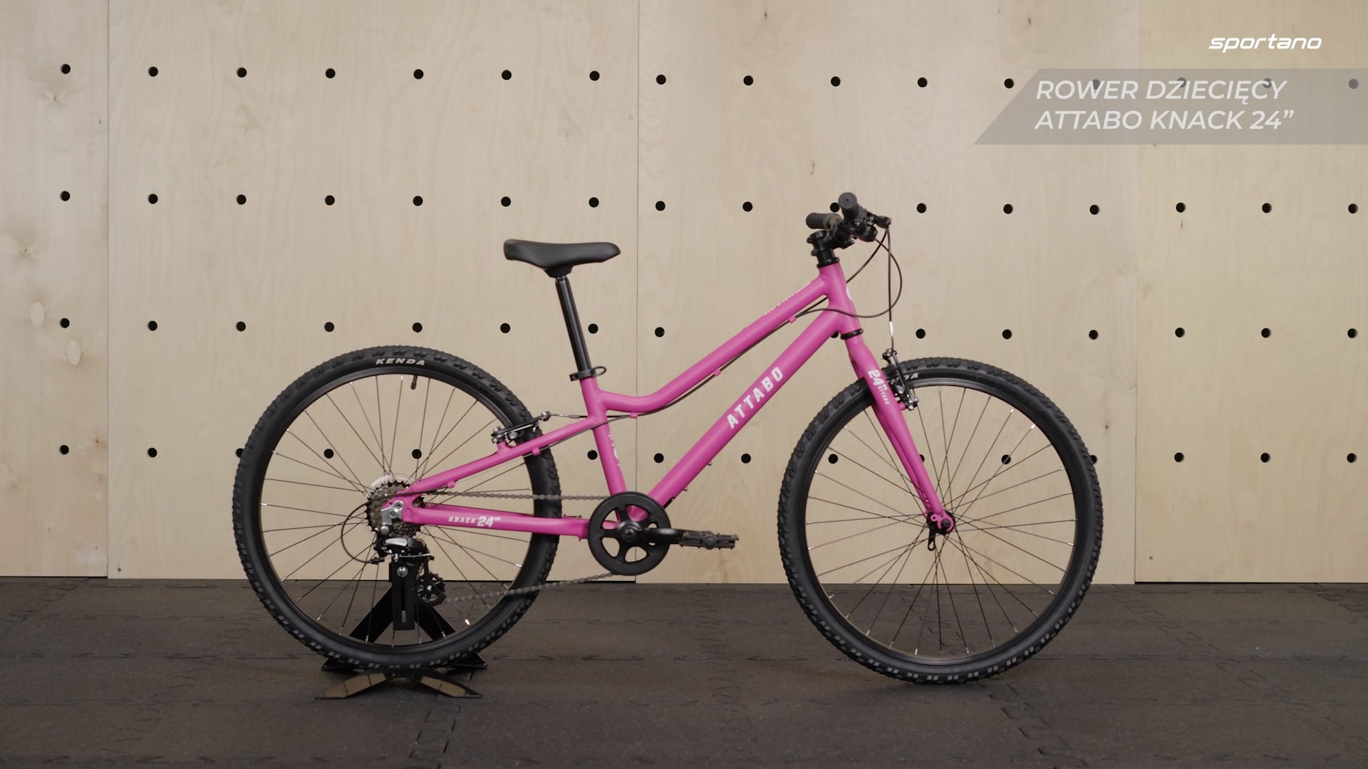 Children's bicycle ATTABO KNACK 24" pink