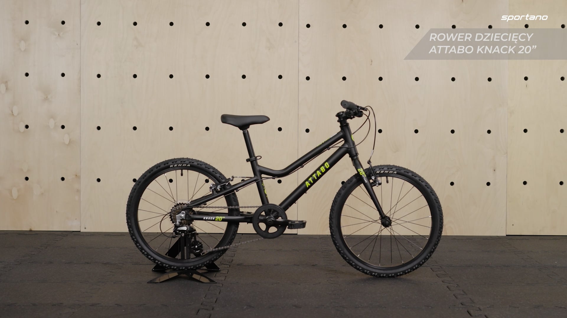 Children's bicycle ATTABO KNACK 20" black