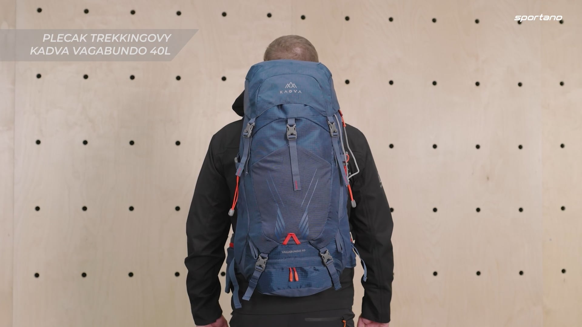 KADVA Vagabundo backpack 40 l blue